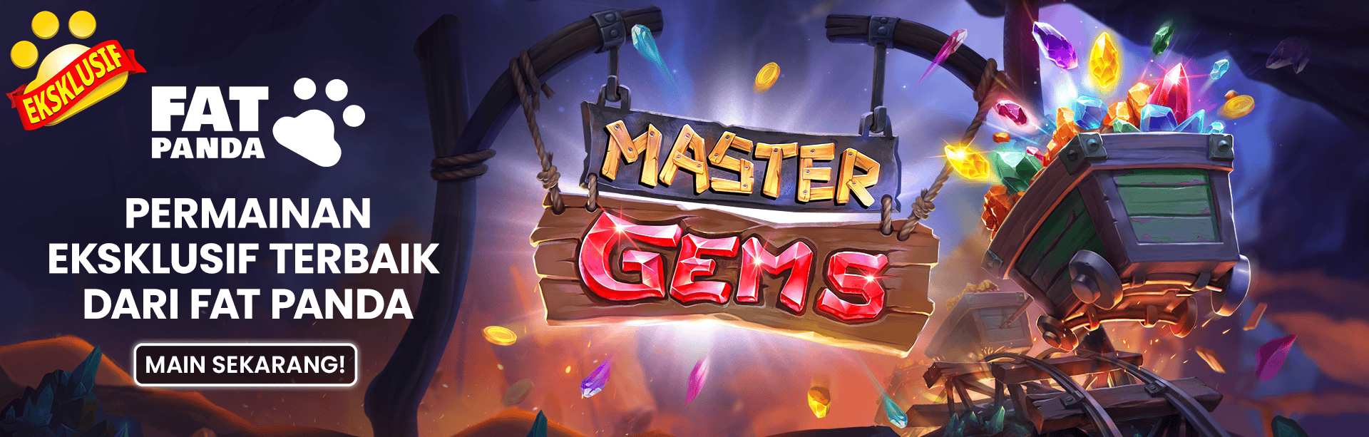 FAT PANDA - MASTER GEMS PROMO BANNER